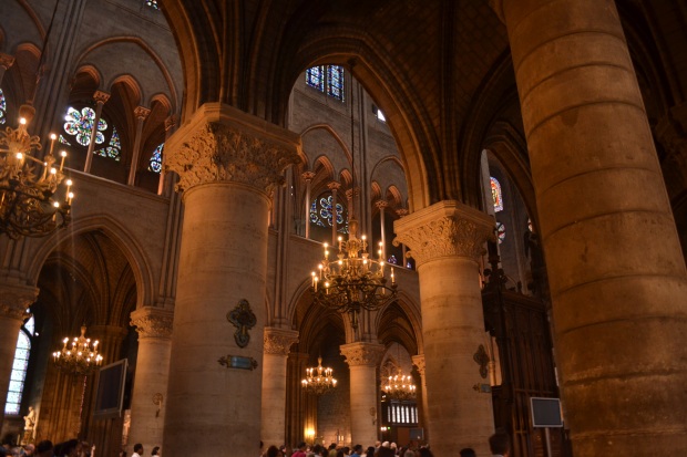 Inside Notre Dame de Paris